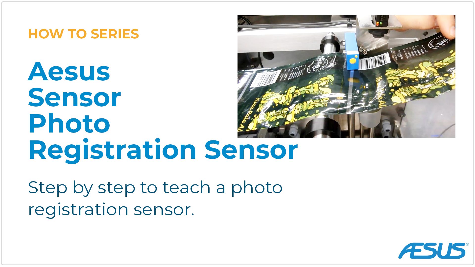 Sensor Setup – Photo Registration Sensor