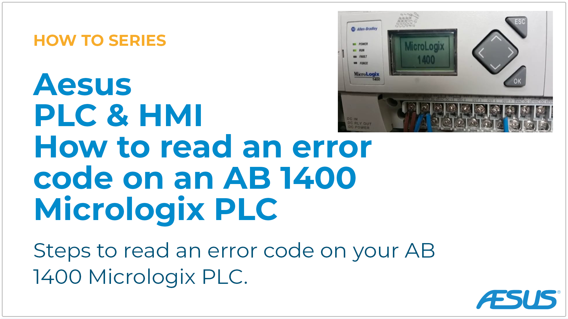 PLC & HMI Setups