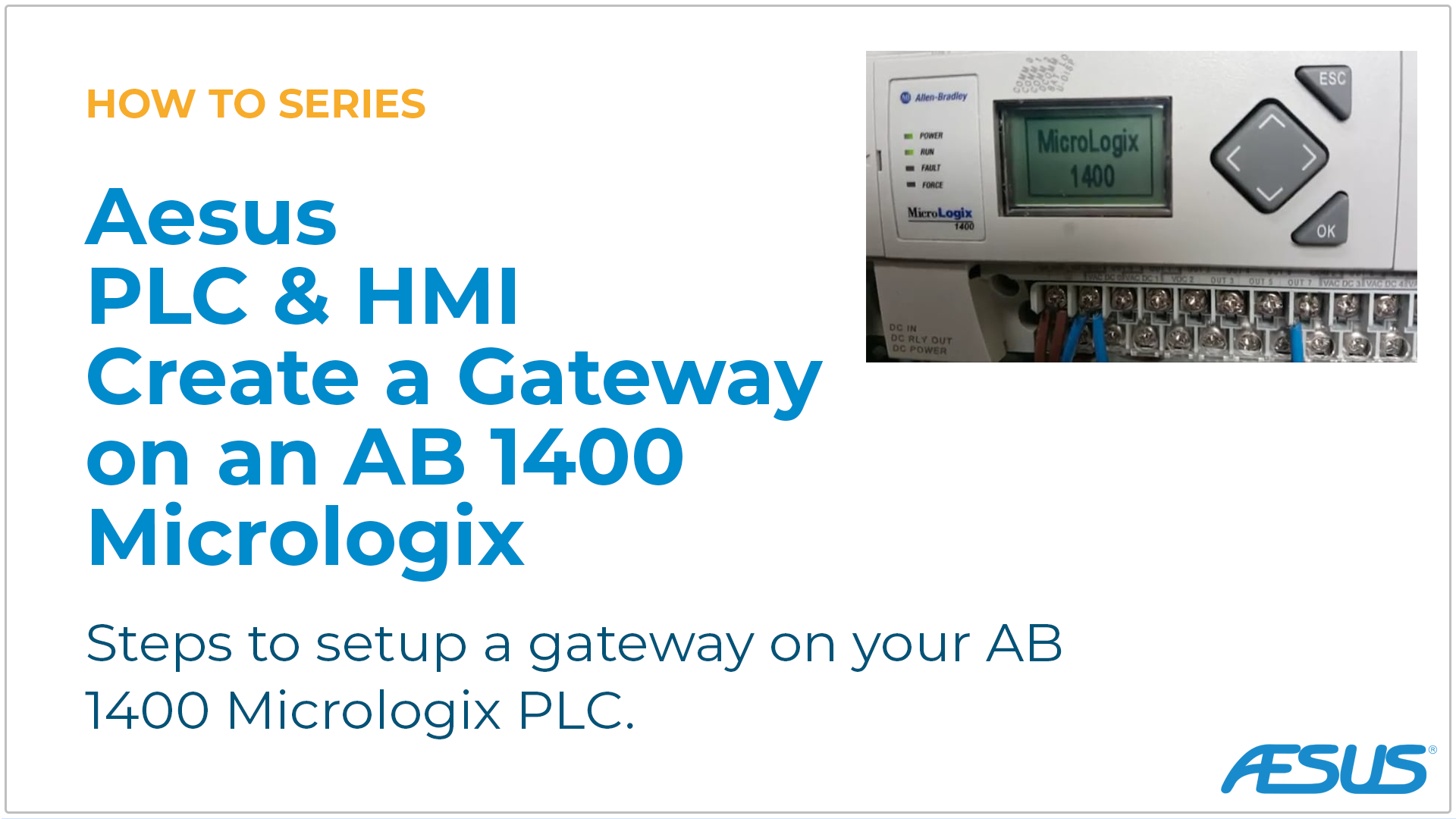 PLC & HMI Setups