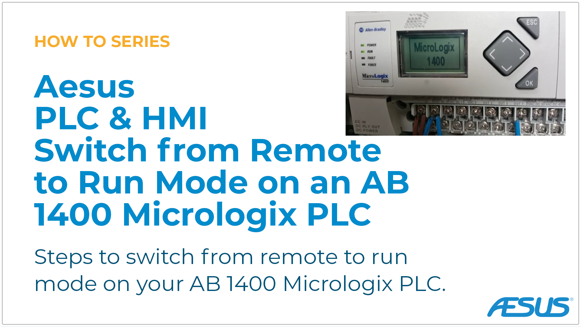 PLC & HMI Setups