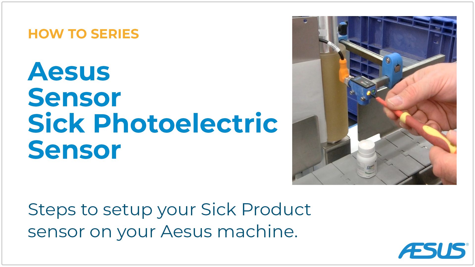Sensor Setup – Sick Photoelectric Sensor