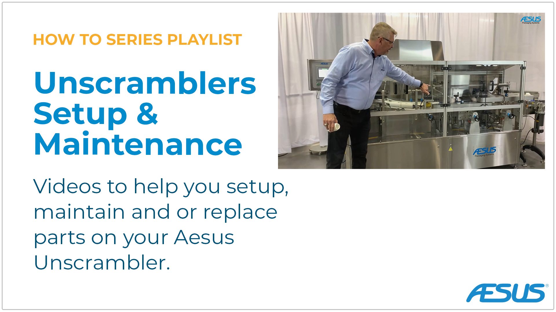 Unscrambler Setup & Maintenance